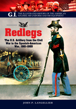  "Redlegs. The U.S. Artillery from the Civil War to the Spanish American War, 1861–1898." (Piernas rojas La Artillería de Estados Unidos de la Guerra Civil a la Guerra Hispanoamericana, 1861-1898)