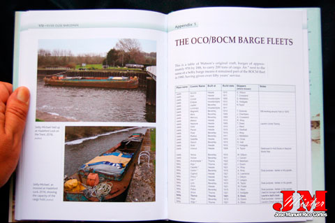 "River Ouse Bargeman. A Lifetime on the Yorkshire Ouse. " (Barquero del río Ouse. Una vida en el Yorkshire Ouse.)