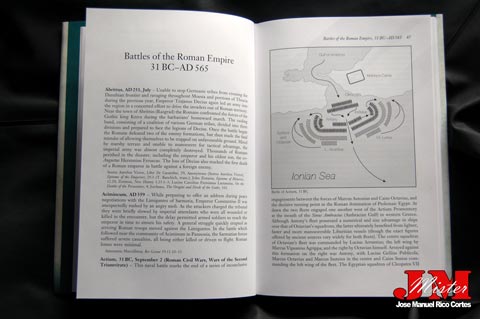 "Roman Empire at War. A Compendium of Roman Battles from 31 B.C. to A.D. 565" (El Imperio Romano en Guerra. Compendio de las batallas romanas del 31 aC al 565 dC)