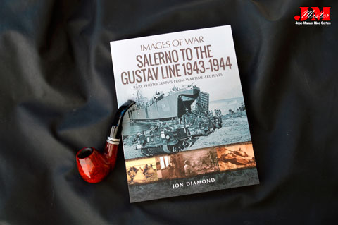 "Salerno to the Gustav Line 1943–1944." (Salerno a la línea Gustav 1943-1944)