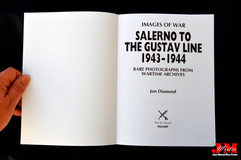 "Salerno to the Gustav Line 1943–1944." (Salerno a la línea Gustav 1943-1944)