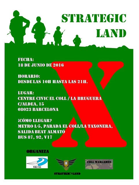 Strategic Land X - Nueva Edición 2016. 