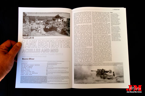 "TankCraft 12. Tank Destroyer. Achilles and M10, British Army Anti-Tank Units, Western Europe, 1944–1945" (TankCraft 12. Destructor de tanques. Aquiles y M10, Unidades antitanque del ejército británico, Europa occidental, 1944–1945)