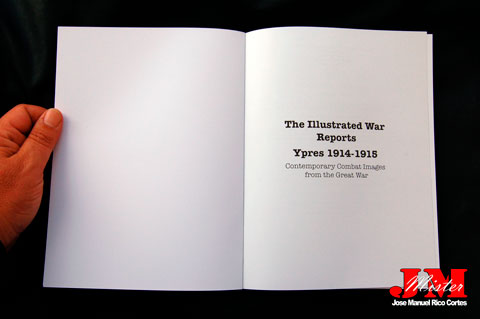 "Ypres. Contemporary Combat Images from the Great War" (Ypres. Imágenes contemporáneas de combate de la Gran Guerra