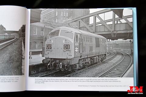 "British Railways in Transition" (Ferrocarriles británicos en la Transición.)