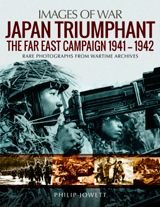 "Japan Triumphant. The Far East Campaign, 1941–1942" (Japón triunfante. La campaña del Lejano Oriente, 1941–1942)