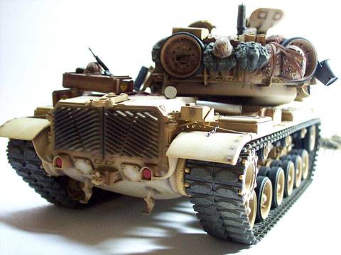  M60A1 "RISE" utilizado durante las operaciones denominadas "Escudo y Tormenta del Desierto" 