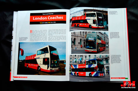 "The London Volvo B9TL and B5LH" (El London Volvo B9TL y B5LH.)