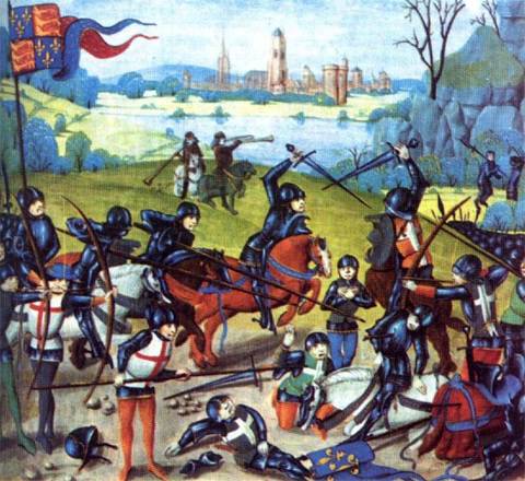 La batalla de Agincourt - 1413