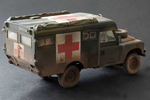 Land Rover Ambulancia Britanico