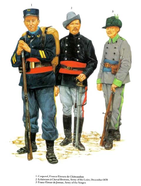 Uniformes Franceses - El Ejército Francés 1870.