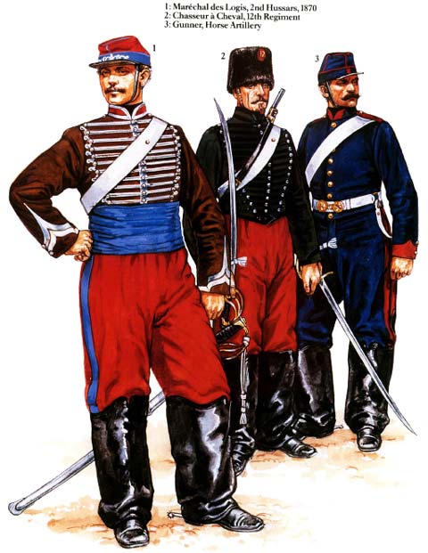 Uniformes Franceses - El Ejército Francés 1870.