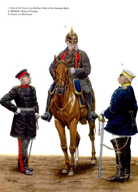 El Ejército de la Confederación Alemana del Norte 1870.  