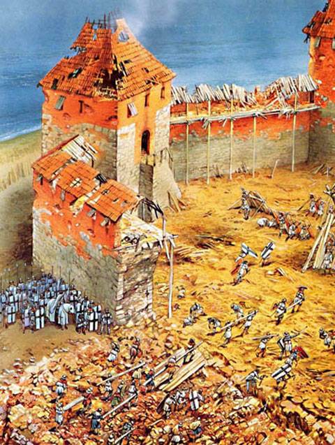 Asedio a la ciudad de Kaunas, por la Orden Teutonica, año 1362