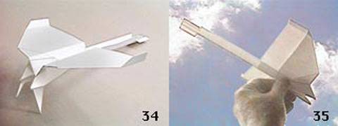 creación de un avion de papel paso a paso - 12