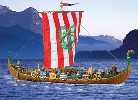 Barco Vikingo de la firma española,  Andrea Miniaturas