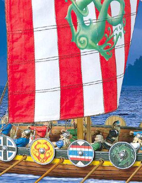 Barco Vikingo de la firma española,  Andrea Miniaturas