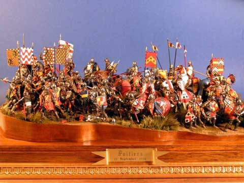 Diorama de la Batalla de Poitiers