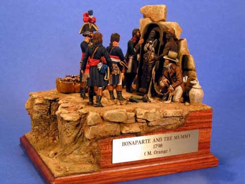 Diorama - Bonaparte y la Momia - Escala 54 mm
