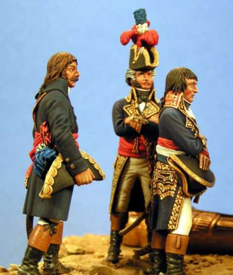 Diorama - Bonaparte y la Momia - Escala 54 mm