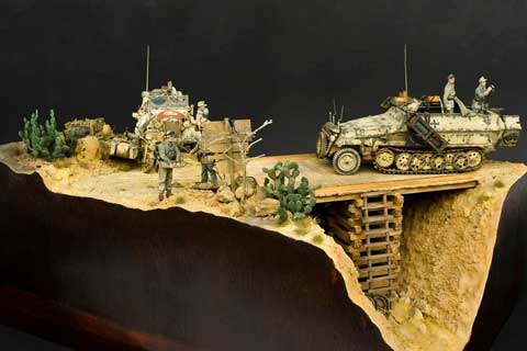 Diorama Afrika Korps - Tunez 1943
