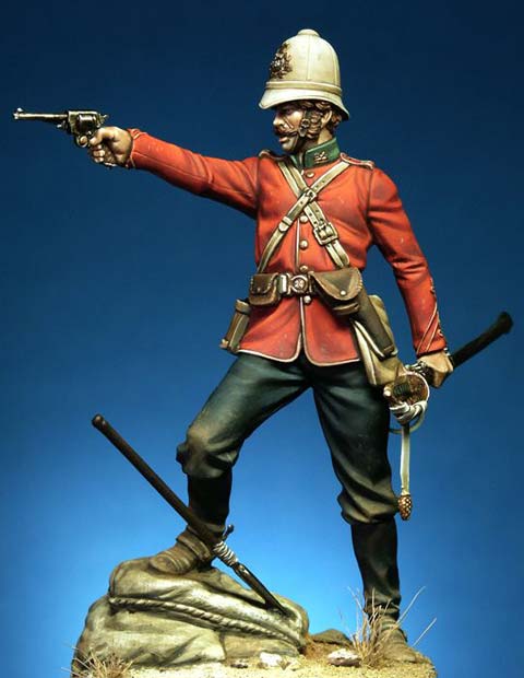 Oficial Britanico 1870-85 - Escala 75mm. 
