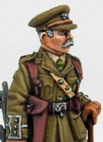 Oficial Britanico durante la Primera Guerra Mundial.  