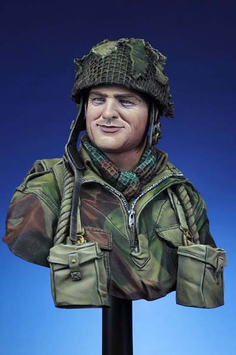 Busto Paracaidista Britanico 1944 - Escala 1/10