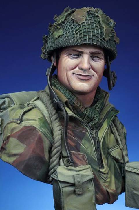 Busto Paracaidista Britanico 1944 - Escala 1/10