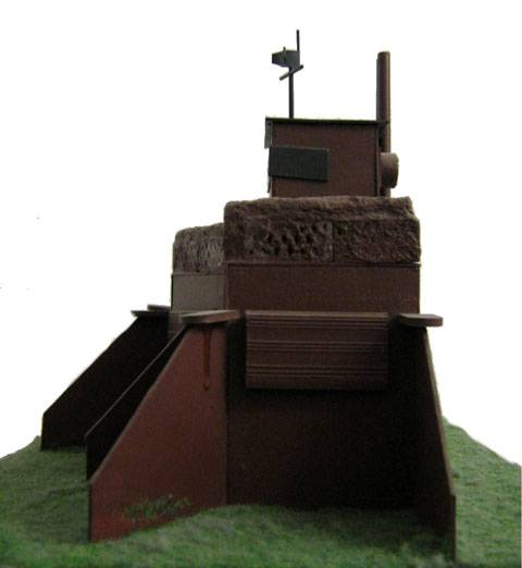 Bunker  de Operaciones para figuras de Warhammer. 