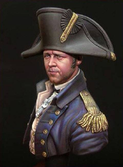 Busto de un Capitan de la Royal Navy - 1806