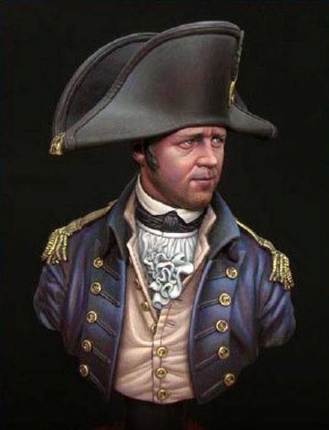 Busto de un Capitan de la Royal Navy - 1806
