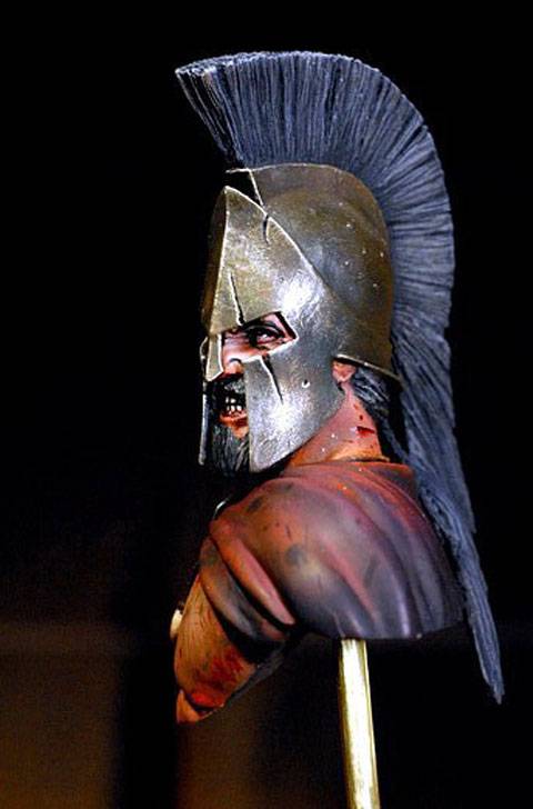Busto de Leonidas - Hoplita Spartano