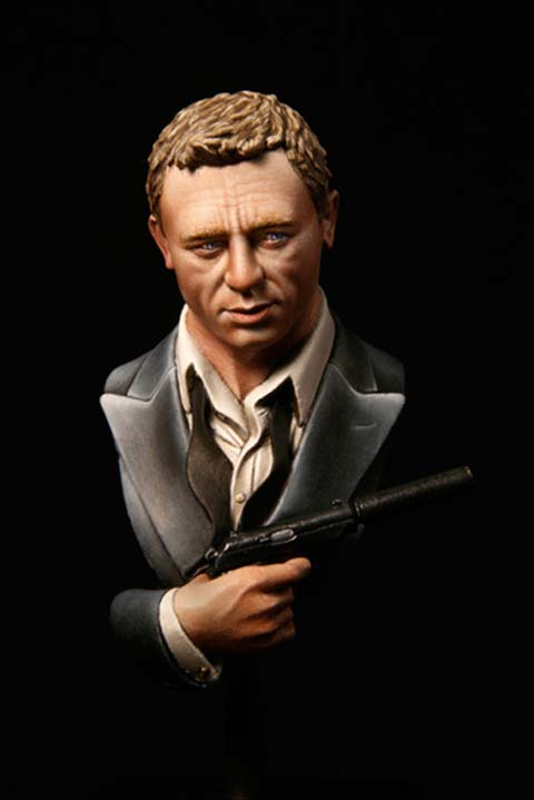 Busto James Bond - Escala 200mm