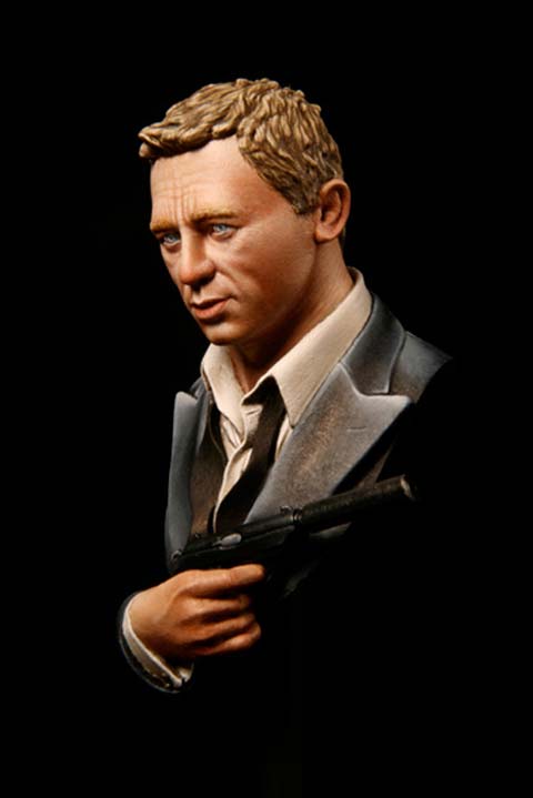 Busto James Bond - Escala 200mm