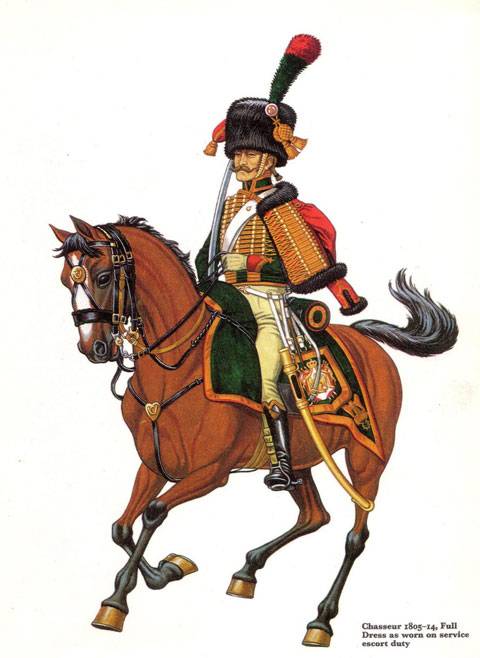 Cazador, 1805 - 1814