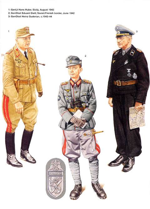 Generales y Comandantes del Reich durante la 2ª Guerra Mundial