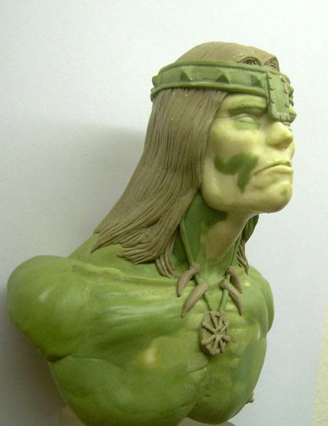 Creacion y Modelado del Busto de Conan el Barbaro 3