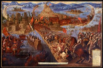 Sitio y caída de Tenochtitlan.