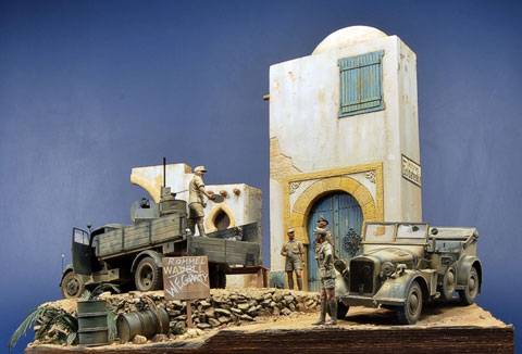 Diorama - Rommel, Norte de Africa 1941