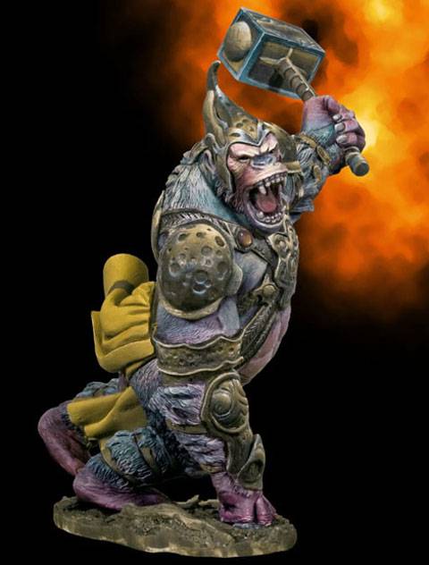 Dagor es una de las ultimas figuras a escala de 54 mm 1/32, de la nueva serie de fantasía de Andrea Miniatures, la Warlord Saga. 