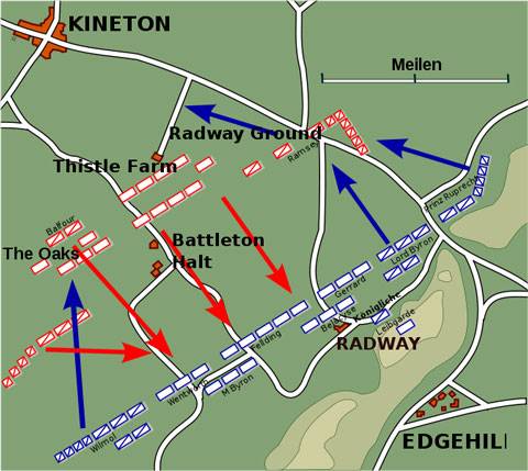 Batalla de Edgehill - 28 mm