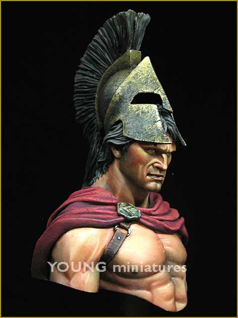 Busto Spartano - Battle of Thermopylae 480 a.C.