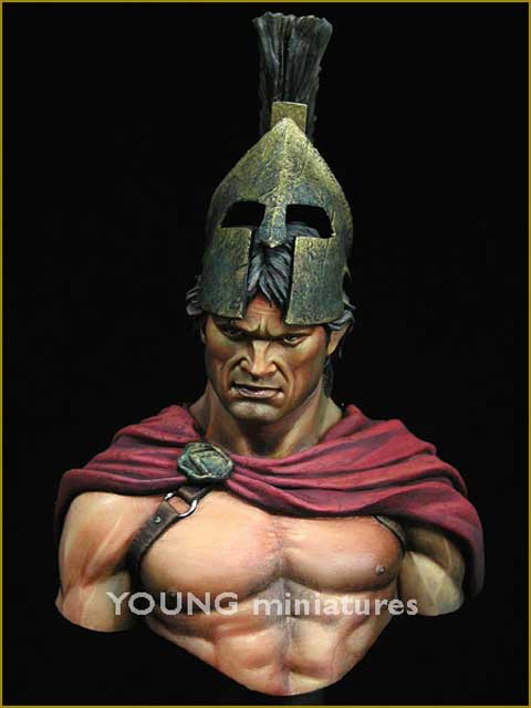 Busto Spartano - Battle of Thermopylae 480 a.C.