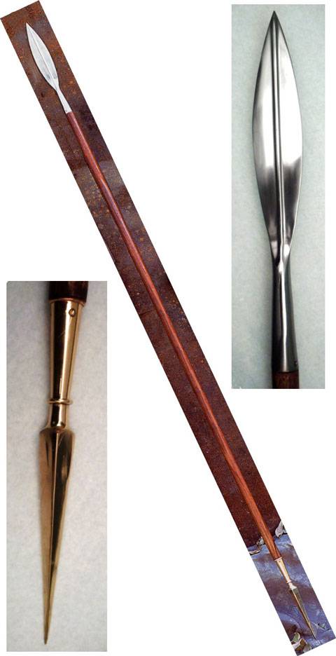 La lanza era el arma principal del hoplita. 