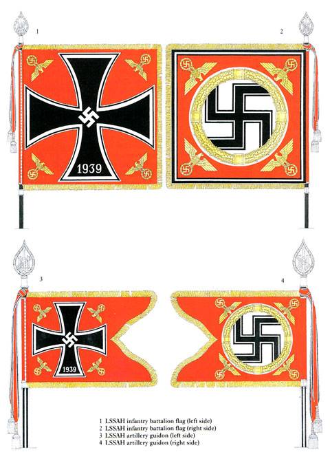 flaBanderas del Tercer Reich - Waffen SS