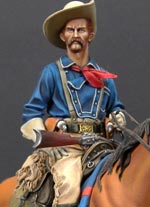 Coronel Custer a Caballo - Escala 90mm.