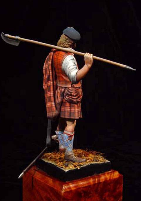 guerrero de un clan montañes durante 1746.