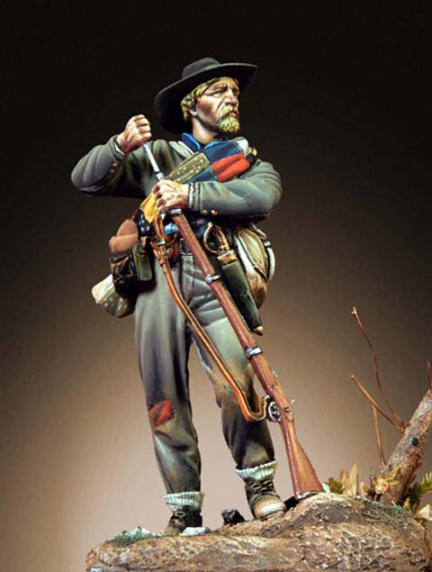 Soldado de Infanteria Confederado 1862-65 - Escala 54mm