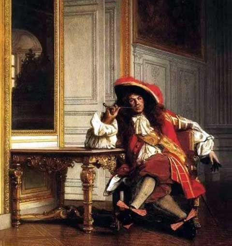 escena del cuadro de Jean Leon Jerome, el retrato del corsario frances Jean Bart